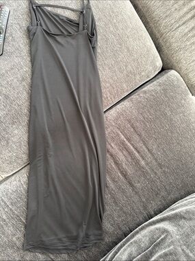 superdown Black Maxi Slip Skirt